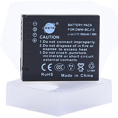 DSTE Rechange Li-ION Batterie Compatible pour DMW-BCJ13 DMW-BCJ13E DMW-BCJ13PP et Panasonic Lumix DMC-LX5K,DMC-LX5W,DMC-LX55,DMC-LX7,DMC-LX7GK,DMC-LX7K,DMC-LX7W,Leica D-LUX5,D-LUX6 Caméra DSTE Rechange Li-ION Batterie Compatible pour DMW-BCJ13 DMW-BCJ13E DMW-BCJ13PP et Panasonic Lumix DMC-LX5K,DMC-LX5W,DMC-LX55,DMC-LX7,DMC-LX7GK,DMC-LX7K,DMC-LX7W,Leica D-LUX5,D-LUX6 Caméra