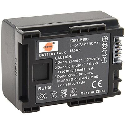 DSTE BP-808 BP808 Batterie pour Canon FS10 FS11 FS21 FS22 FS36 FS37 FS46 FS100 FS200 XA10 XA25 XA20 M30 M300 DSTE BP-808 BP808 Batterie pour Canon FS10 FS11 FS21 FS22 FS36 FS37 FS46 FS100 FS200 XA10 XA25 XA20 M30 M300
