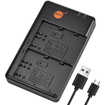 DSTE Fast Charging USB Dual Batterie Chargeur Compatible pour Nikon en-EL3 EN-EL3E,Fuji NP-150,Olympus BLM1 PS-BLM1 BLM5 PS-BLM5,minolta NP-400,Samsung SLB-1674,Pentax D-LI50 DSTE Fast Charging USB Dual Batterie Chargeur Compatible pour Nikon en-EL3 EN-EL3E,Fuji NP-150,Olympus BLM1 PS-BLM1 BLM5 PS-BLM5,minolta NP-400,Samsung SLB-1674,Pentax D-LI50