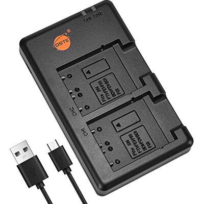DSTE BC-TRX Double Chargeur Compatible avec Sony NP-BG1, NP-FG1, NP-BD1, NP-FD1, NP-FT1, NP-FE1, NP-FR1 DSTE BC-TRX Double Chargeur Compatible avec Sony NP-BG1, NP-FG1, NP-BD1, NP-FD1, NP-FT1, NP-FE1, NP-FR1