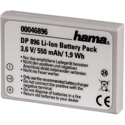 Hama Photo Energie Accu 550 mAh 3.6V Li-Ion Pour Minolta Hama Photo Energie Accu 550 mAh 3.6V Li-Ion Pour Minolta