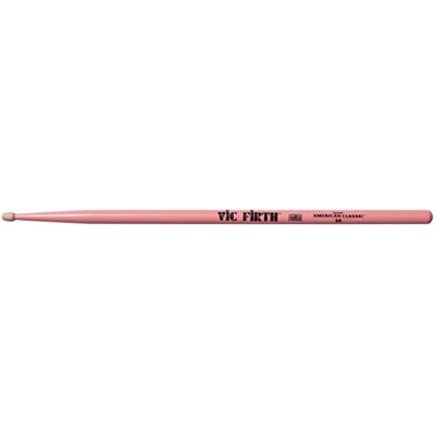 Vic Firth American Classic 5AP Baguettes, Caryer Américain, Bout en Bois, Rose Vic Firth American Classic 5AP Baguettes, Caryer Américain, Bout en Bois, Rose