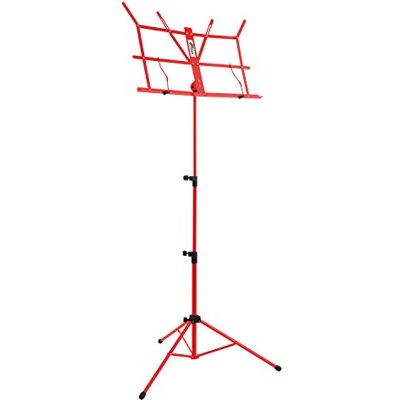 Tiger MUS49-RD Pupitre d'orchestre portable Rouge Tiger MUS49-RD Pupitre d'orchestre portable Rouge