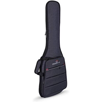 Crossrock Housse rembourrée pour guitare électrique Mousse de 10 mm, sangles de sac à dos, poche avant – Protection légère pour la pratique quotidienne et les leçons Crossrock Housse rembourrée pour guitare électrique Mousse de 10 mm, sangles de sac à dos, poche avant – Protection légère pour la pratique quotidienne et les leçons