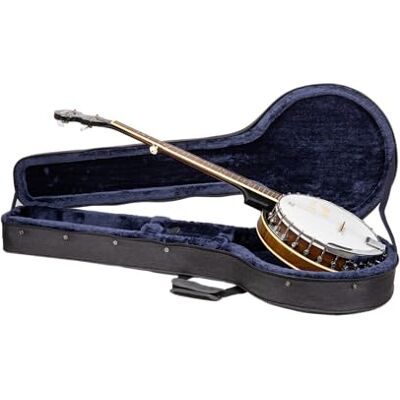 Crossrock Étui en mousse légère pour résonateur 5 cordes et banjo ténor Gibson avec sangles détachables, compartiment pour accessoires et poche extérieure, gris foncé (CRP200BJDG) Crossrock Étui en mousse légère pour résonateur 5 cordes et banjo ténor Gibson avec sangles détachables, compartiment pour accessoires et poche extérieure, gris foncé (CRP200BJDG)