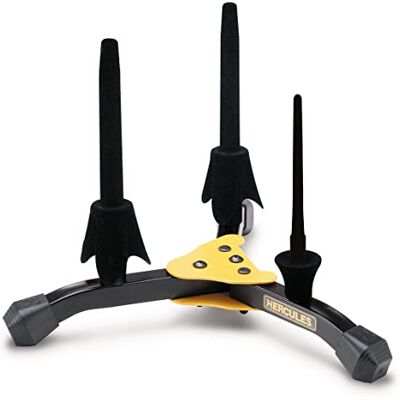 Hercules DS543BB Support pour clarinettes/flûtes et piccolo Noir Hercules DS543BB Support pour clarinettes/flûtes et piccolo Noir