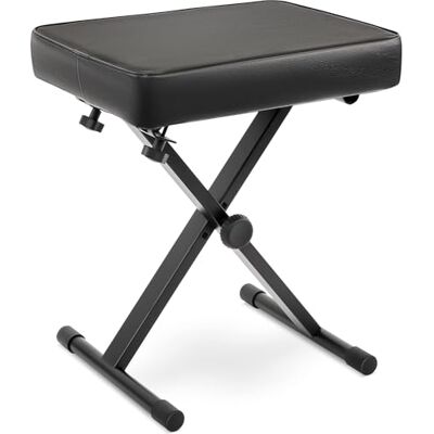 Pyle Banc Piano, Tabouret/Banquette Piano Pliable, Réglable en Hauteur, Tabouret Siège,Banc de Clavier, avec Pieds en Caoutchouc Antidérapants, Rembourré Réglable Pyle Banc Piano, Tabouret/Banquette Piano Pliable, Réglable en Hauteur, Tabouret Siège,Banc de Clavier, avec Pieds en Caoutchouc Antidérapants, Rembourré Réglable