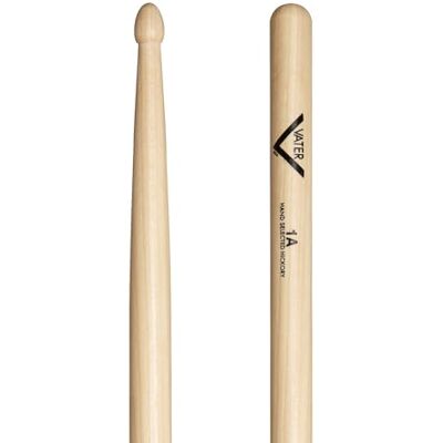 Vater Baguettes VH1AW 1A American Hickory Series Pointe en bois de gland Vater Baguettes VH1AW 1A American Hickory Series Pointe en bois de gland