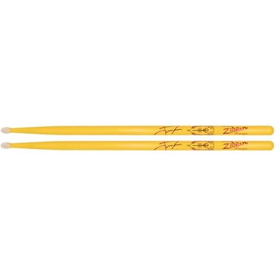 Zildjian Signature Sticks Josh Dun Clancy Yellow ZASJD4 Zildjian Signature Sticks Josh Dun Clancy Yellow ZASJD4