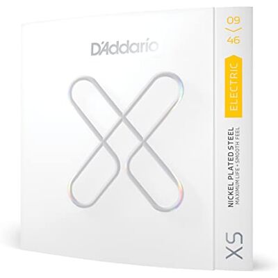 D'Addario Gitaarsnaren XS Gecoate Elektrische Gitaarsnaren Verlengde Levensduur voor 6-snarige Gitaren XSE0946 Super Licht Top/Reguliere Onderkant, 9-46 1 Set D'Addario Gitaarsnaren XS Gecoate Elektrische Gitaarsnaren Verlengde Levensduur voor 6-snarige Gitaren XSE0946 Super Licht Top/Reguliere Onderkant, 9-46 1 Set
