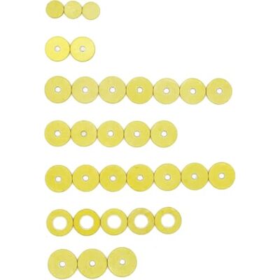 soundman 27 Tampons ® pour Flûte Traversière Lot Universel Baudruche Jaune 27 pièces soundman 27 Tampons ® pour Flûte Traversière Lot Universel Baudruche Jaune 27 pièces