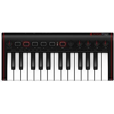 IK Multimedia Mini Clavier 25 Ultra Portable : Lightning, USB, USB-OTG pour MAC/PC IK Multimedia Mini Clavier 25 Ultra Portable : Lightning, USB, USB-OTG pour MAC/PC