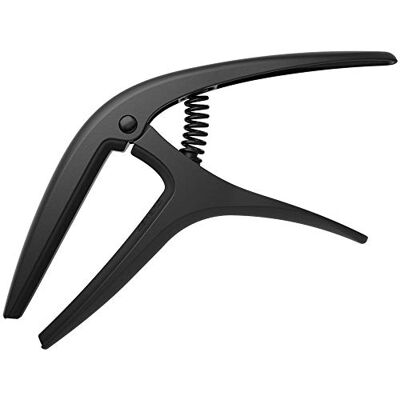 Ernie Ball Axis Dual Radius Capo 2-in-1 Omkeerbare Capo voor Elektrische en Akoestische Gitaar Zwart Ernie Ball Axis Dual Radius Capo 2-in-1 Omkeerbare Capo voor Elektrische en Akoestische Gitaar Zwart