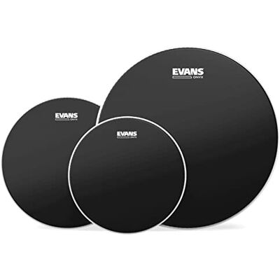 EVANS Packs de peaux de toms double-pli Onyx-2, Standard (12", 13" et 16") EVANS Packs de peaux de toms double-pli Onyx-2, Standard (12", 13" et 16")