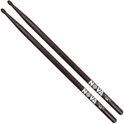 Vic Firth vf-n5ab Nova 5A Baguettes de batterie avec pointes en bois Noir Vic Firth vf-n5ab Nova 5A Baguettes de batterie avec pointes en bois Noir