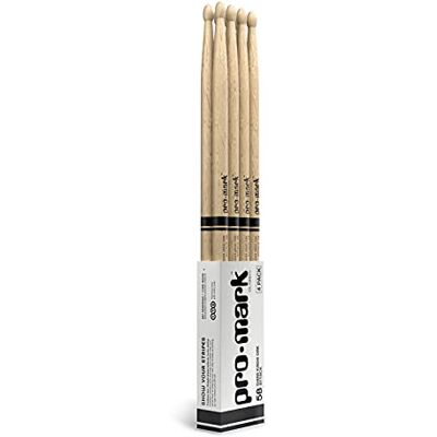 ProMark Paire de baguettes Classic Attack 5B en chêne Shira Kashi avec ovales en bois ProMark Paire de baguettes Classic Attack 5B en chêne Shira Kashi avec ovales en bois