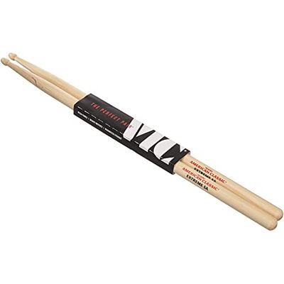 Vic Firth PVF X5A Baguette pour Batterie American Classic Hickory Olive Bois 5A Extreme Vic Firth PVF X5A Baguette pour Batterie American Classic Hickory Olive Bois 5A Extreme