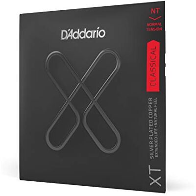 D'Addario XT Coated Classical Strings XTC45, tension normale Les cordes classiques revêtues XT offrent une durée de vie prolongée, une sensation naturelle, un accordage stable D'Addario XT Coated Classical Strings XTC45, tension normale Les cordes classiques revêtues XT offrent une durée de vie prolongée, une sensation naturelle, un accordage stable