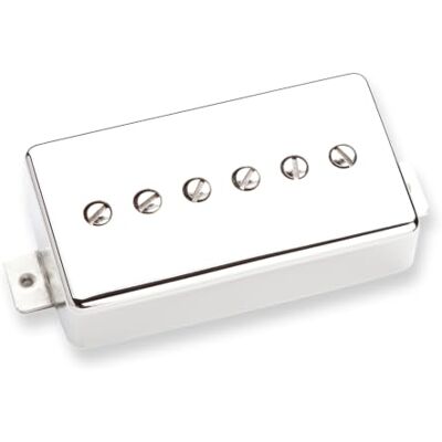 Seymour Duncan SPH90-1B-N Humbucker Série P90 Phat Cat Micro pour Guitare Electrique Argenté Seymour Duncan SPH90-1B-N Humbucker Série P90 Phat Cat Micro pour Guitare Electrique Argenté