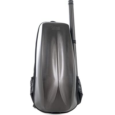 GEWA Space Bag Titanium avec étui à archet Étui/sac à dos pour violon 4/4-3/4 Couvercle extérieur en polycarbonate Dos ergonomique Compartiments pour accessoires GEWA Space Bag Titanium avec étui à archet Étui/sac à dos pour violon 4/4-3/4 Couvercle extérieur en polycarbonate Dos ergonomique Compartiments pour accessoires