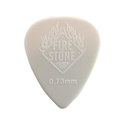 GEWA Fire 523884 Stone Lot de 12 médiators/pick Nylon Forme 351 Surface en relief Gris 0,73 mm GEWA Fire 523884 Stone Lot de 12 médiators/pick Nylon Forme 351 Surface en relief Gris 0,73 mm