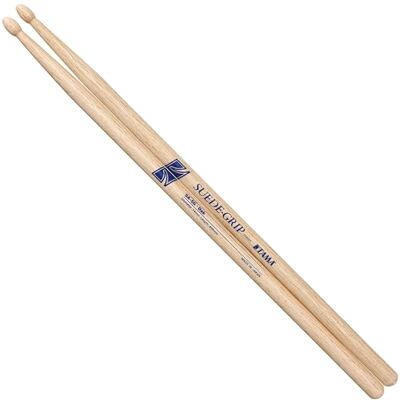 TAMA O5A-SG Paire de baguettes traditionnelles en chêne 5B avec poignée en daim TAMA O5A-SG Paire de baguettes traditionnelles en chêne 5B avec poignée en daim