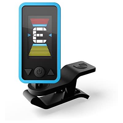 Waves Eclipse Headstock Tuner, Blauw, van D'Addario, Bleu, Battery Waves Eclipse Headstock Tuner, Blauw, van D'Addario, Bleu, Battery