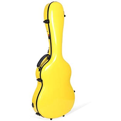 Crossrock Étui classique de qualité supérieure pour guitare, jaune, Konzertgitarre, Guitare de concert Crossrock Étui classique de qualité supérieure pour guitare, jaune, Konzertgitarre, Guitare de concert