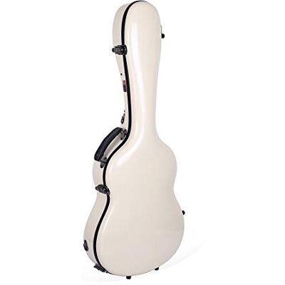 Crossrock CRW500 Basic Series Étui de guitare classique, étui en bois multiply noir, Tons ivoire, Classical, Classique Crossrock CRW500 Basic Series Étui de guitare classique, étui en bois multiply noir, Tons ivoire, Classical, Classique