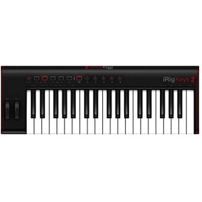 IK Multimedia iRig Keys 2 Pro Clavier MIDI Universel Compact avec 37 Mini-Touches et Sortie Audio pour iPhone, iPad, Android, Mac/PC, Noir IK Multimedia iRig Keys 2 Pro Clavier MIDI Universel Compact avec 37 Mini-Touches et Sortie Audio pour iPhone, iPad, Android, Mac/PC, Noir