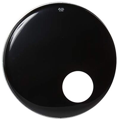 REMO ENCORE ENCORE Ambassador Ebony Peau de basse avec trou sonore 22" EN-1022-ES REMO ENCORE ENCORE Ambassador Ebony Peau de basse avec trou sonore 22" EN-1022-ES
