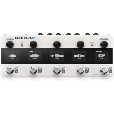 TC Electronic Pédale PLETHORA X5 TonePrint avec tous vos effets préférés et 5 pédales MASH TC Electronic Pédale PLETHORA X5 TonePrint avec tous vos effets préférés et 5 pédales MASH
