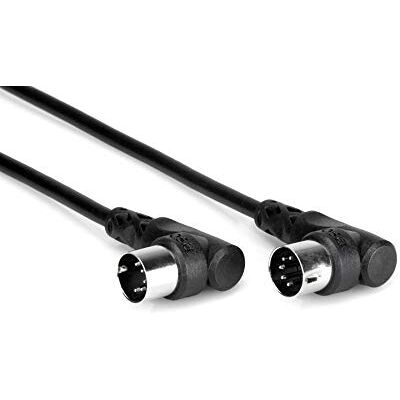 Hosa MID-305RR Câble MIDI à angle droit 5 broches DIN vers même 1,5 m Hosa MID-305RR Câble MIDI à angle droit 5 broches DIN vers même 1,5 m