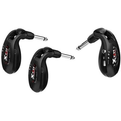 Xvive U2 Guitar Wireless System Bundle, 2 x émetteurs + 1 x récepteur – Noir Xvive U2 Guitar Wireless System Bundle, 2 x émetteurs + 1 x récepteur – Noir