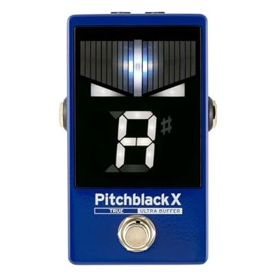 Korg Pitchblack X Series Accordeur à Pédale Chromatique PB-X Bleu Korg Pitchblack X Series Accordeur à Pédale Chromatique PB-X Bleu