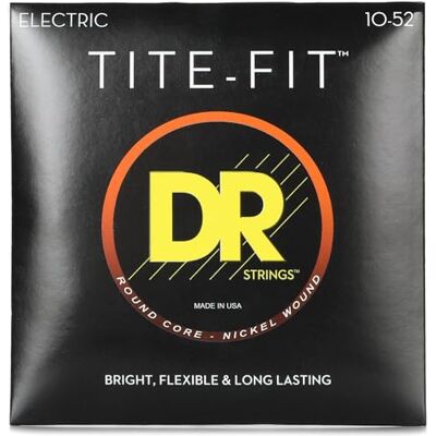 DR Strings DR String BT-10 Tite-Fit Jeu de cordes pour guitare electrique DR Strings DR String BT-10 Tite-Fit Jeu de cordes pour guitare electrique