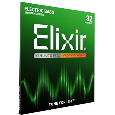Elixir CEL 15332 Corde pour Guitare Basse nanoweb 032 Elixir CEL 15332 Corde pour Guitare Basse nanoweb 032