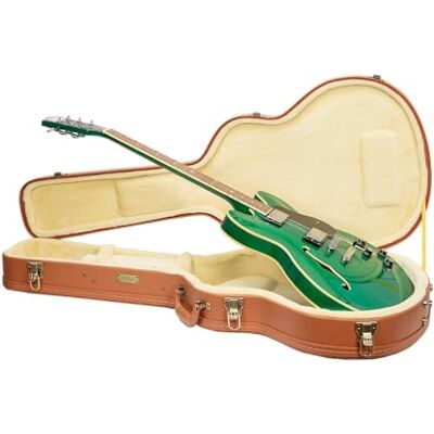 Crossrock Relief Series CRW630SARO Étui en Bois pour Guitares électriques Semi-Creuses Style 335 6 Cordes avec Surface hautement texturée, Imitation Polaire de Vison, loquets en Acier Inoxydable - Crossrock Relief Series CRW630SARO Étui en Bois pour Guitares électriques Semi-Creuses Style 335 6 Cordes avec Surface hautement texturée, Imitation Polaire de Vison, loquets en Acier Inoxydable -