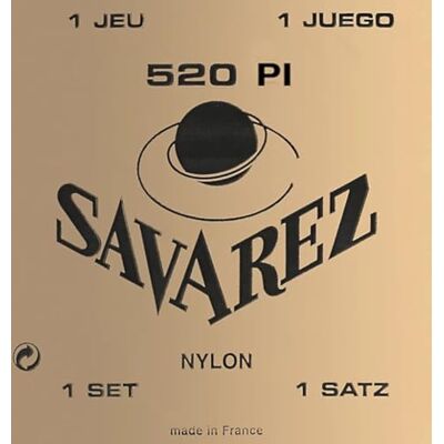 Savarez 520P1 Jeu de Cordes pour Guitare classique Savarez 520P1 Jeu de Cordes pour Guitare classique