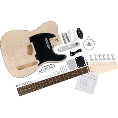 Rocktile Kit DIY TL Guitare Électrique Kit "Do-it-yourself" Style TL Corps : Paulownia Manche : Érable vissé Touche : Blackwood Rocktile Kit DIY TL Guitare Électrique Kit "Do-it-yourself" Style TL Corps : Paulownia Manche : Érable vissé Touche : Blackwood