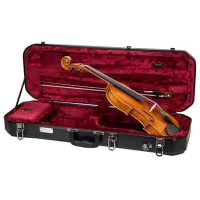 Crossrock CRA860VFBK Étui pour violon 4/4 en ABS avec compartiment intérieur, sangles amovibles Noir Crossrock CRA860VFBK Étui pour violon 4/4 en ABS avec compartiment intérieur, sangles amovibles Noir