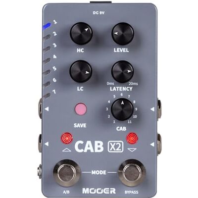 MOOER Effects CAB X2 simulation d'écran MOOER Effects CAB X2 simulation d'écran