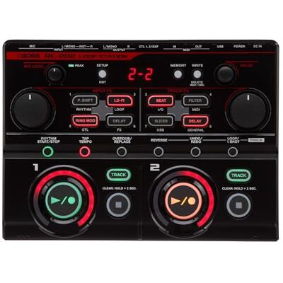 Boss RC-202 Loop Station Fingertip Looping voor Progressieve Muziekmakers Twee Stereo Tracks 64 Frase Geheugens USB Audio/MIDI Interface Boss RC-202 Loop Station Fingertip Looping voor Progressieve Muziekmakers Twee Stereo Tracks 64 Frase Geheugens USB Audio/MIDI Interface