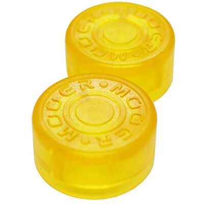 MOOER Lot de 5 surmatelas pour pédale Jaune MOOER Lot de 5 surmatelas pour pédale Jaune