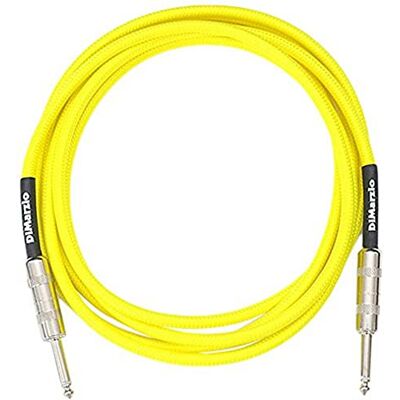 DiMarzio ep1710ssy Câble jack pour instrument Vert fluo DiMarzio ep1710ssy Câble jack pour instrument Vert fluo