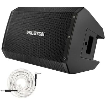 VALETON Haut-parleur actif PA 25,4 cm, 2 voies FRFR 1300 W pour modélisme guitare, basse, multi FX et ampli VALETON Haut-parleur actif PA 25,4 cm, 2 voies FRFR 1300 W pour modélisme guitare, basse, multi FX et ampli
