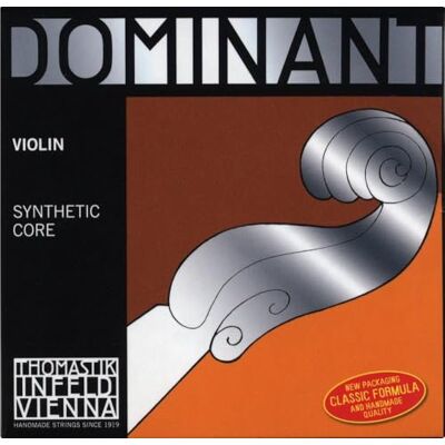 Thomastik-Infeld Dominant corde de violon mi 1/2 – corde simple (130 1/2), âme acier, enroulement aluminium, tension moyenne Thomastik-Infeld Dominant corde de violon mi 1/2 – corde simple (130 1/2), âme acier, enroulement aluminium, tension moyenne