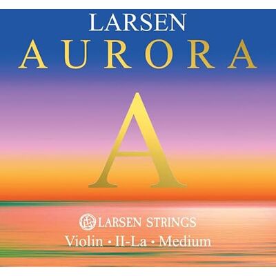 LARSEN STRINGS Larsen Aurora cordes de violon A 4/4 médium LARSEN STRINGS Larsen Aurora cordes de violon A 4/4 médium