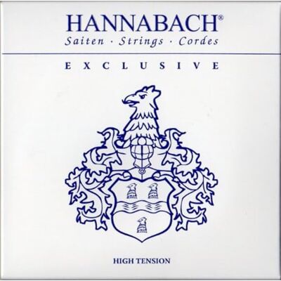 Hannabach Cordes de guitare classique Série Exclusive High Tension Jeu EXCLHT Hannabach Cordes de guitare classique Série Exclusive High Tension Jeu EXCLHT