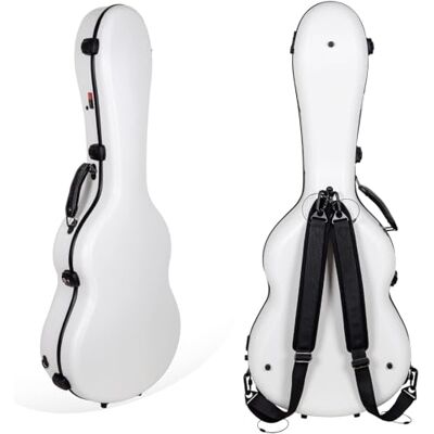 Crossrock Soprano Étui rigide pour ukulélé, blanc, Poly Carbon Case Crossrock Soprano Étui rigide pour ukulélé, blanc, Poly Carbon Case